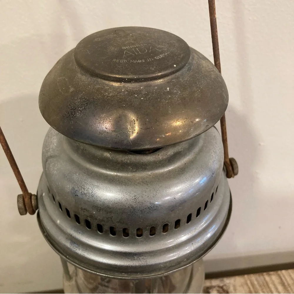 Aida Express 1500 Record 500CP Kerosene Lantern Vintage Rustic Decor Lamp
